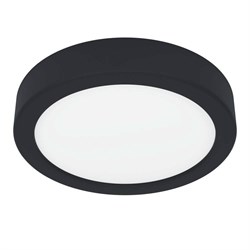Eglo 900581 Накладной светильник диммируемый FUEVA 5, 11W (LED), 3000K, ?160, сталь, черный / пластик, белый 900581 - фото 104130