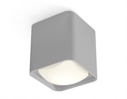 Ambrella Комплект накладного светильника с акрилом XS7842011 SGR/FR серый песок/белый матовый MR16 GU5.3 (C7842, N7756) XS7842011 - фото 104196