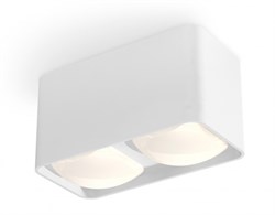 Ambrella Комплект накладного светильника с акрилом XS7850022 SWH/FR белый песок/белый матовый MR16 GU5.3 (C7850, N7756) XS7850022 - фото 104222