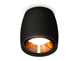 Ambrella Комплект накладного светильника XS1142004 SBK/PYG черный песок/золото желтое полированное MR16 GU5.3 (C1142, N7034) XS1142004 - фото 104274