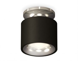 Ambrella Комплект накладного светильника XS7511081 SBK/PSL черный песок/серебро полированное MR16 GU5.3 (N7927, C7511, N7012) XS7511081 - фото 104350