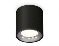 Ambrella Комплект накладного светильника XS7532022 SBK/PSL черный песок/серебро полированное MR16 GU5.3 (C7532, N7012) XS7532022 - фото 104448