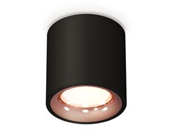 Ambrella Комплект накладного светильника XS7532025 SBK/PPG черный песок/золото розовое полированное MR16 GU5.3 (C7532, N7015) XS7532025 - фото 104468