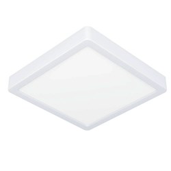 Eglo 900647 Накладной светильник FUEVA 5, 17W (LED), 3000K, IP44, L210, B210, H28, сталь, белый / пластик, белый 900647 - фото 104526