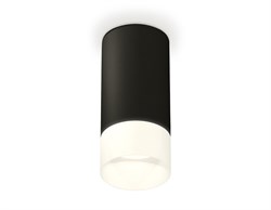 Ambrella Комплект накладного светильника с акрилом XS8162003 SBK/FR черный песок/белый матовый GX53 (C8162, N8402) XS8162003 - фото 104559