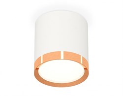 Ambrella Комплект накладного светильника XS8141005 SWH/PPG белый песок/золото розовое полированное GX53 (C8141, N8126) XS8141005 - фото 104681