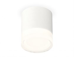 Ambrella Комплект накладного светильника с акрилом XS7401043 SWH/FR/CL белый песок/белый матовый/прозрачный MR16 GU5.3 (C7401, N7160) XS7401043 - фото 104745