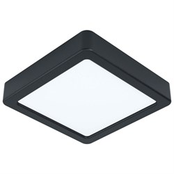 Eglo 99243 Светодиодный накладной светильник FUEVA 5, 10,5W (LED), 160х160, H28, 1200lm, 3000K, сталь, черный 99243 - фото 104803
