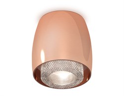 Ambrella Комплект накладного светильника с композитным хрусталем XS1144010 PPG/CL золото розовое полированное/прозрачный MR16 GU5.3 (C1144, N7191) XS1144010 - фото 104807
