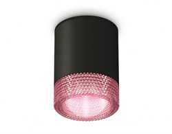 Ambrella Комплект накладного светильника XS6302042 SBK/PI черный песок/розовый MR16 GU5.3 (C6302, N6152) XS6302042 - фото 104812