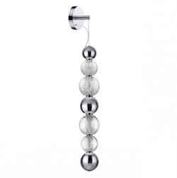 Odeon Light 5007/13WL L-VISION ODL23 421 хром/прозрачный/металл/акрил Настенный светильник LED 13W 4000K 700Лм CRYSTAL 5007/13WL - фото 104952