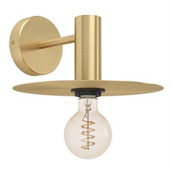 Eglo 900733 Бра (настенный светильник) ESCANDELL, 1X40W (E27), H120, сталь, черный, матовая латунь 900733 - фото 104964