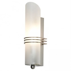 Lussole S.R.L Металл Никель /  Стекло Светильник настенный E14 40W LSA-7711-01 - фото 104998