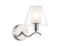 Ambrella Светильник настенный LH57085 SN/FR никель/белый матовый E14 max 40W 230*140*200 LH57085 - фото 105079