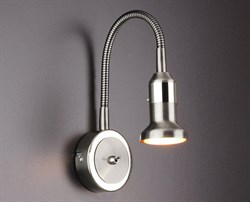 Elektrostandard 1215 MR16 / Светильник настенный Plica сатинированный никель/хром a025006 - фото 105127