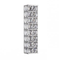 Odeon Light 4927/9WL L-VISION ODL24 483 хром/металл/хрусталь Настенный светильник LED 9W 4000K 508Лм PANTA 4927/9WL - фото 105336