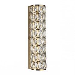 Odeon Light 4926/8WL L-VISION ODL24 481 золото/металл/хрусталь Настенный светильник LED 8W 4000K 463Лм PANTA 4926/8WL - фото 105429