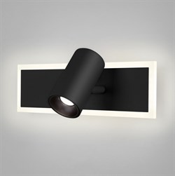 Eurosvet Настенный светодиодный светильник 20127/1 LED черный a058689 - фото 105452