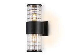 Ambrella Светильник уличный настенный архитектурный ST2525/2 BK/CL черный/прозрачный IP54 E27/2 max 11W 305*110*155 ST2525 - фото 105528