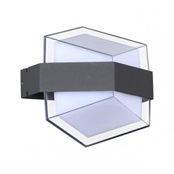 Novotech 358574 STREET NT21 000 темно-серый Ландшафтный настенный светильник IP54 LED 4000K 12W 85-265V KAIMAS 358574 - фото 105683
