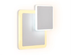 Ambrella Настенный светодиодный светильник FW106 WH/S белый/песок LED 3000K/6400K 18W 240*220*50 FW106 - фото 106110
