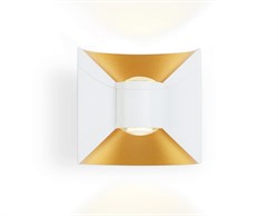 Ambrella Светильник уличный светодиодный настенный ST4471 WH/GD белый/золото LED 4200K 6W IP54 92*98*55 ST4471 - фото 106131