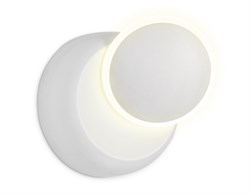Ambrella Настенный светодиодный светильник FW115 WH/S белый/песок LED 3000K 5W D140*65 FW115 - фото 106132