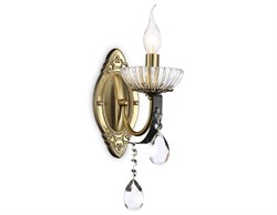 Ambrella Настенный светильник с хрусталем TR4954 BK/GD/CL черный/золото/прозрачный E14 max 40W 410*120*210 TR4954 - фото 106255