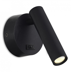 ST LUCE ST161.401.05 Светильник настенный Черный/Черный LED 1*5W 3000K ST161.401.05 - фото 106275