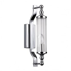 Odeon Light 4942/1W DROPS ODL22 553 хром/прозрачный/стекло Настенный светильн. E14 1*40W IP44 TOLERO 4942/1W - фото 106289