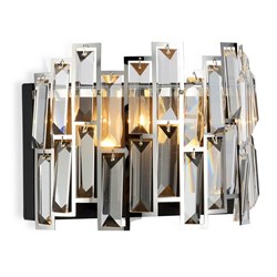Ambrella Настенный светильник с хрусталем TR5056 CH/BK хром/черный E14/2 max 40W 250*200*140 TR5056 - фото 106617