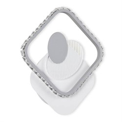 Ambrella Настенный светодиодный светильник с выключателем FA266 WH/GR белый/серый LED 3000K+6400K 16W 310*270*50 FA266 - фото 106739