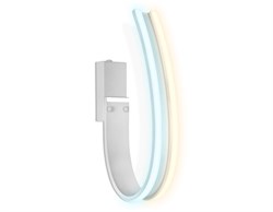 Ambrella Настенный светодиодный светильник FL163 WH белый LED 3000K/6400K 21W 410*60*220 FL163 - фото 106740