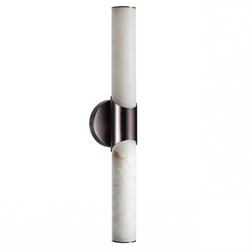 Odeon Light 6673/12WL L-VISION ODL24  123 Настенный светильник темная латунь/металл/алебастр IP20 LED 12W 540Лм 3000K/4000K MARBELLA 6673/12WL - фото 106874