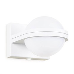 Ambrella Настенный светодиодный светильник с выключателем FW555 SWH белый песок LED 3000K 5W 80*80*138 FW555 - фото 107011