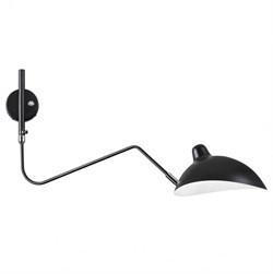 Odeon Light 4831/1W WALLI ODL21 503 черный/хром Настенный светильник E27 1*40W KERBI 4831/1W - фото 107018