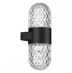 Novotech 359296 STREET NT24 000 черный Светильник ландшафтный настенный IP65 LED 14W 4000K 175-265V ESTIMA 359296 - фото 107245