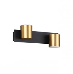 Lumion 6532/11WL LEDIO LN23 029 чёрный, латунь Настенный светильник LED 11W 3000K 390Лм 220V FLINT 6532/11WL - фото 107252