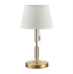 Odeon Light 4894/1T MODERN ODL_EX22 55 бронзовый/белый/абажур ткань Настольная лампа E27 1*60W LONDON 4894/1T - фото 108091