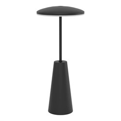 Eglo 900925 Уличная настольная лампа диммируемая сенсорная с USB-портом PICCOLA, 2W (LED), 2400K, 3000K, 4000K, 200lm, IP54, H280, сталь, чёрный/пласт 900925 - фото 108201