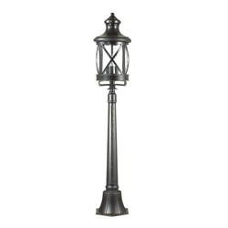 Odeon Light 4045/3F ODL18 709 черный/золотая патина Уличный светильник, 124см IP44 E14 3*60W 220V SATION 4045/3F - фото 108812
