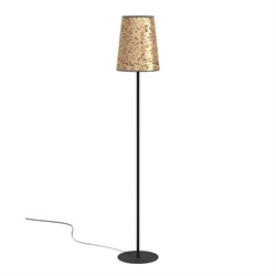 Eglo 390295 Торшер с ножным выключателем CASTUERA, 1X25W (E27), H1725, сталь, черный / бумага с розовыми 390295 - фото 109406