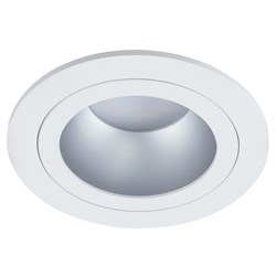 Arte Lamp A2161PL-1WH ALKES Точечный светильник встраиваемый, белый/серебро A2161PL-1WH - фото 109745