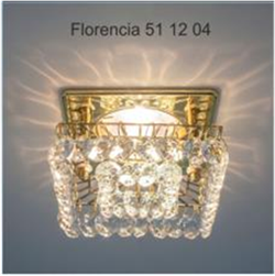 Italmac Florencia 51 12 04 Светильник штампованный с подвесным стеклом, основание золото, MR16 Florencia 51 12 04 - фото 109813