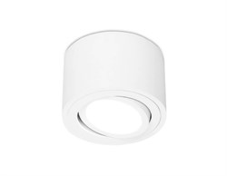 Ambrella Накладной точечный светильник с врезным отверстием TN222 WH/S белый/песок GU5.3 D80*50 TN222 - фото 109915