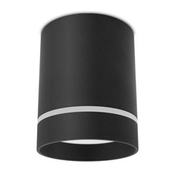 Ambrella Накладной светодиодный точечный светильник TN281 SBK черный песок LED 4200K 9W D80*100 TN281 - фото 110213