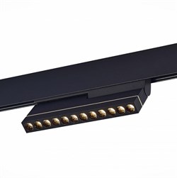 ST LUCE ST805.436.12 Магнитный трековый светильник Черный LED 1*12W 3000K 450Lm Ra>90 36° IP20 L220xW22xH117 48VV ST805.436.12 - фото 110499