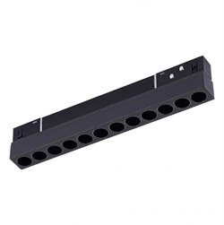 ST LUCE ST806.436.12 Магнитный трековый светильник Черный LED 1*12W 3000K 550Lm Ra>90 36° IP20 L220xW22xH44 48VV ST806.436.12 - фото 110572