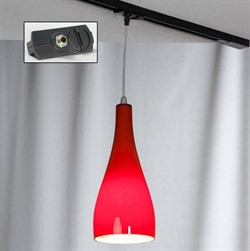 Lussole S.R.L Металл Хром /  Стекло трековый светильник однофазный E27 60W LSF-1156-01-TAB - фото 110596