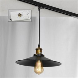 Lussole LOFT Металл Черный / бронзовый Металл трековый светильник однофазный E27 60W LSP-9601-TAW - фото 110636